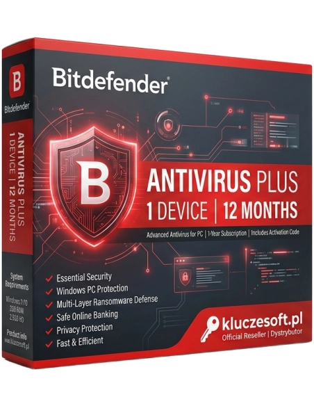 Bitdefender Antivirus Plus — 1 Device, 12 Months