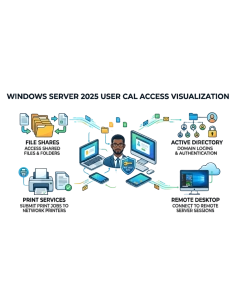 Microsoft Windows Server 2025 — 1 User CAL