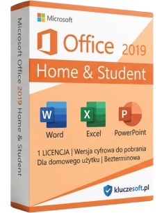 Microsoft Office 2019 dla Użytkowników Domowych i Uczniów