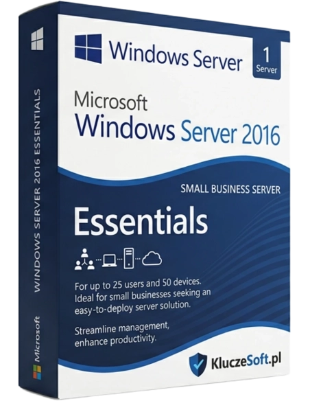 Microsoft Windows Server 2016 Essentials 2CPU